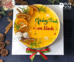 N005 Passion Fruit Mousse (Christmas cake - Bánh giáng sinh/ Noel)