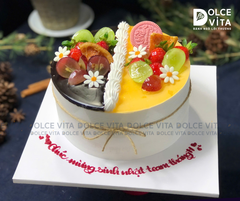 [1478] (60) Bánh kem trang trí trái cây rực rỡ