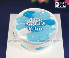 [2010] Bánh kem tone xanh dương phong cách Hàn Quốc