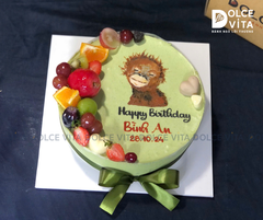 890 (60) Bánh vẽ con khỉ