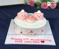 [1998] (130) Bánh tạo hình chú heo dễ thương