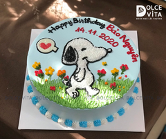 [372] (80) Chiếc bánh vẽ Snoopy – một món quà ngọt ngào cho người yêu hoạt hình cổ điển