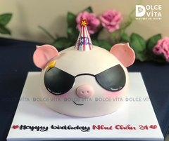 [2980] (130) Bánh tạo hình chú heo dễ thương, ngầu và hóm hỉnh