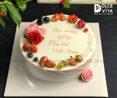 707 (30) Bánh trang trí hoa và trái cây mừng ngày Phụ nữ Việt Nam