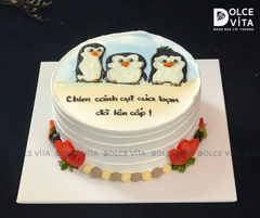 374 (90) Bánh vẽ Chim cánh cụt