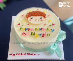2041 (30) Bánh vẽ hình đơn giản dành tặng sinh nhật