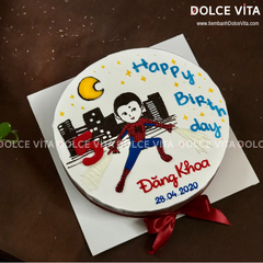 048 (100) Siêu anh hùng - Spider man, mặt chibi người