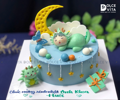 [308] (370) Bánh thôi nôi tạo hình chú Rồng – bé ngủ ngoan trong thế giới riêng (đặt trước 3 ngày)