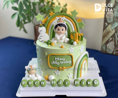 [3007] (300) Bánh Thôi Nôi Đầy Tháng Bé Tuổi Ngựa - Tạo Hình Chú Ngựa Dễ Thương