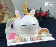 [2866] (200) Bánh tạo hình ngựa Pony (unicorn)