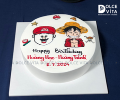 [530] (95) Bánh Sinh Nhật Mario & Luffy Phiêu Lưu Cho Bé