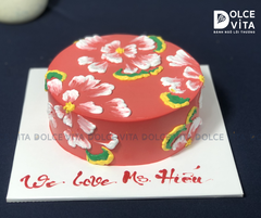 510 (90) Bánh trang trí họa tiết chăn con công