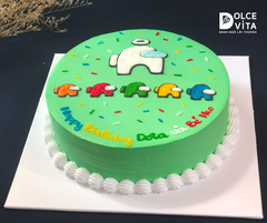 [1854] (90) Bánh kem chủ đề Among Us