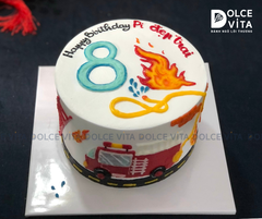 671 (120) Bánh cao vẽ chủ đề Lính cứu hỏa