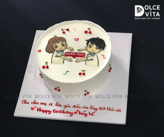 [386] (80)  Bánh Kem Vẽ Chibi – Dễ Thương & Đầy Cá Tính