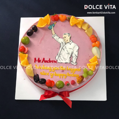 [1711] (090) Bánh vẽ đồng nghiệp nam - Món quà đặc biệt