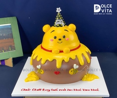 [3196] (170) Bánh Kem Gấu Pooh Trong Hũ Mật Ong Đáng Yêu Cho Bé