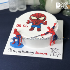 305 (120) Bánh mô hình siêu anh hùng - người nhện Spider man