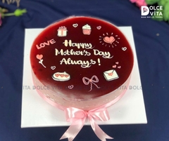 [1293] Bánh Mousse Phô Mai Dâu Tằm Trang trí cho Ngày của Mẹ