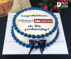 [3012] (80) Bánh kem vẽ/in logo cho các sự kiện doanh nghiệp