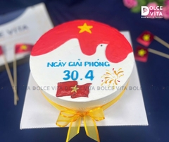 [1268] (70) Bánh kem cờ Tổ quốc – Tinh thần Việt Nam ngày 30/4