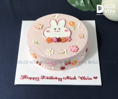 319 (40) Bánh vẽ hình thỏ và hoa đáng  yêu