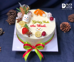 N404 Mousse bắp (Christmas cake /Bánh giáng sinh/ Noel)