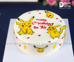 [1976] (90) Bánh Kem vẽ Pikachu Cho Fan Pokemon