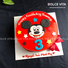 001 (60) Mickey - Glaze đỏ