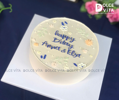 [1961] (40) Bánh Kem Vẽ Hoa Đồng Nội – Hoa Nhí Tinh Tế & Mộc Mạc