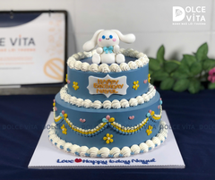 [1999] (250) Bánh tạo chú chó Cinnamoroll cho sinh nhật phong cách retro