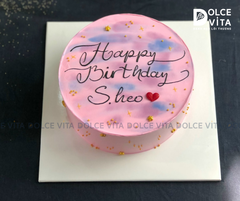 685 Bánh tối giản viết chữ nghệ thuật calligraphy [Liti]