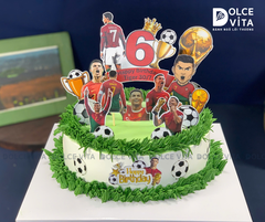 [3180] (90) Bánh Sinh Nhật In Hình Cầu Thủ Cristiano Ronaldo (CR7) Độc Đáo