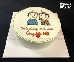 768 (70) Bánh vẽ tặng ông bà