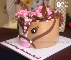 [2852] (150) Bánh kem tạo hình chú Ngựa cho nhiều dịp chúc mừng, thôi nôi, sinh nhật