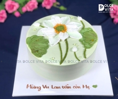 [1430] (80) Bánh vẽ hoa sen cho nhiều dịp kỷ niệm - biết ơn