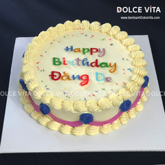 262 Bánh tối giản phối màu xanh cổ vịt