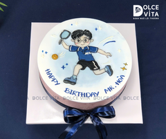[3091] (90) Bánh kem sinh nhật chủ đề Pickleball