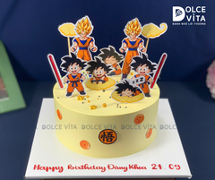 [3184] (120) Bánh kem Songoku - Chủ Đề Bảy Viên Ngọc Rồng Dragon Ball Độc Đáo
