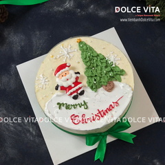 N021 Mousse bắp (Christmas cake /Bánh giáng sinh/ Noel)