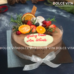 N504 Christmas cake - Bánh giáng sinh/ noel Chocolate Mousse