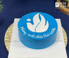 [3070] (80) Bánh Kem vẽ logo Kỷ Niệm Thành Lập Doanh Nghiệp – Ý Nghĩa & Trang Trọng