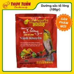 Cám chim Thúy Tuấn vành khuyên Dưỡng Sắc Tố Lông - 100gr