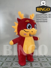 Đặt Thuê Mascot Hơi Rồng Đỏ
