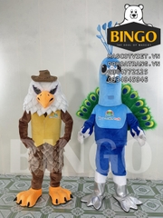 Mascot Đại Bàng Và Chim Công