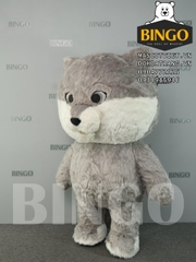 Cho Thuê Mascot Hơi Sói Xám