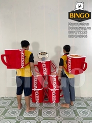 Ba lô mô hình ly cà phê Nescafé