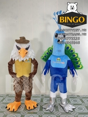 Mascot Đại Bàng Và Chim Công