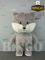 Cho Thuê Mascot Hơi Sói Xám