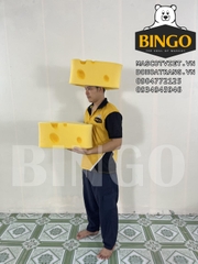 Đầu Mascot Phô Mai